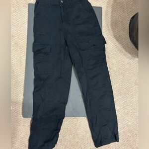 Black cargo pants
